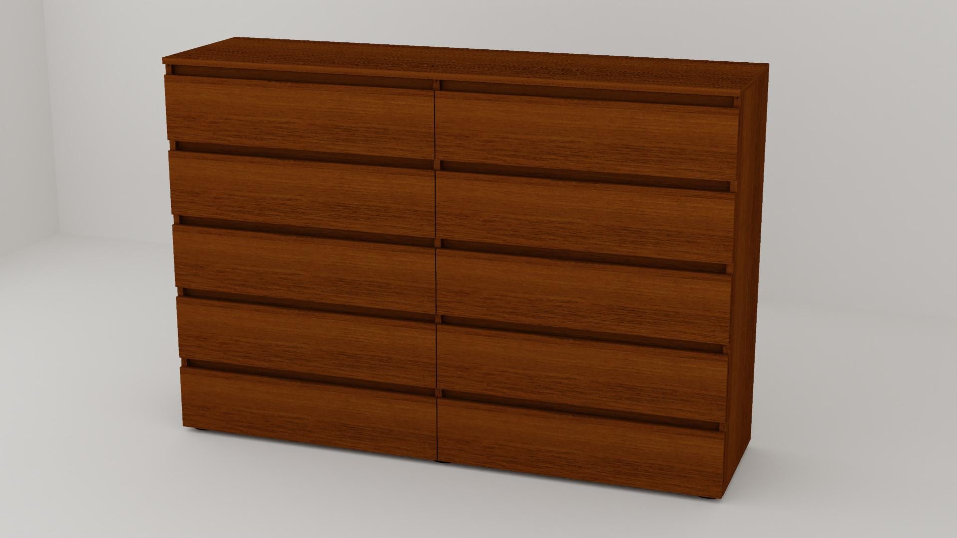 Комод Алекса СН-55/45 160х45х111 см Орех лесной