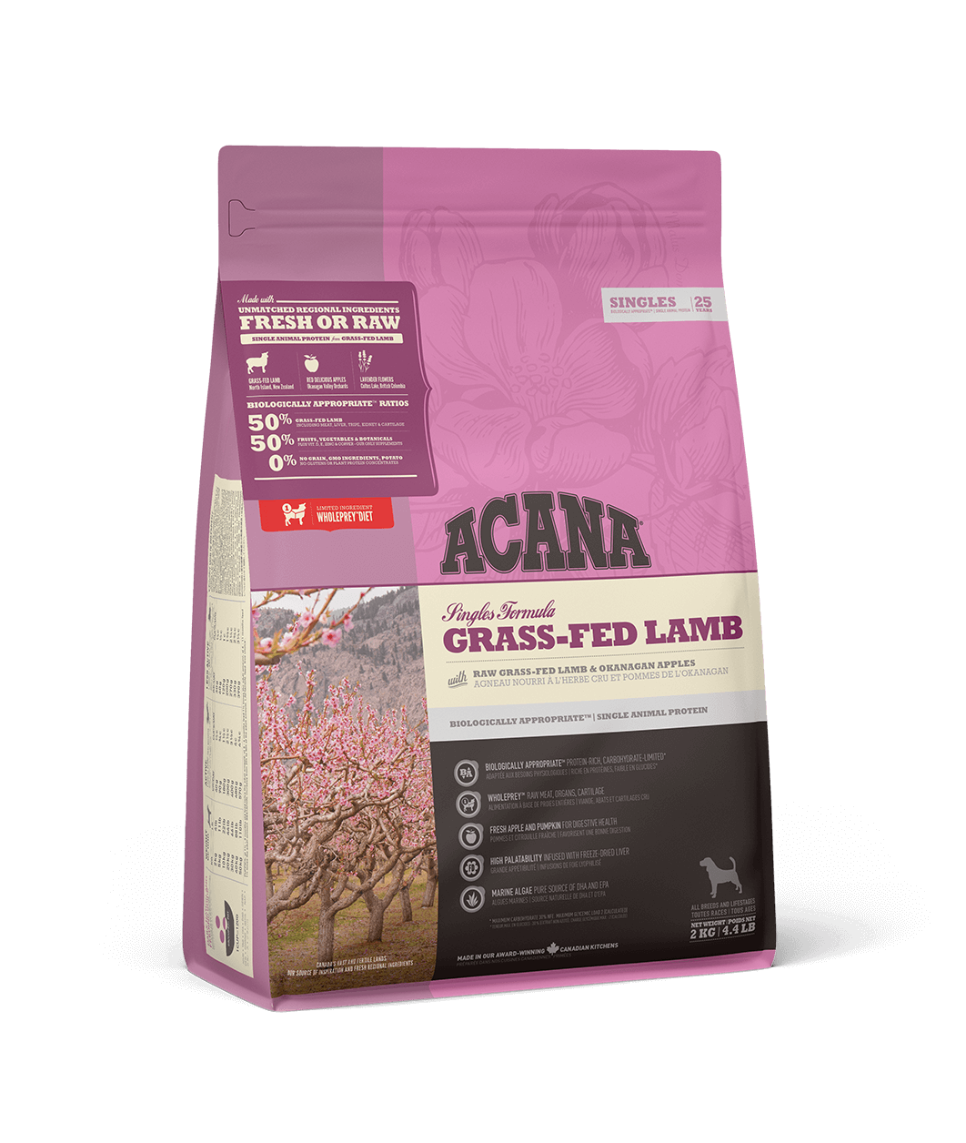 Корм сухий гіпоалергенний для собак Acana Single Grass-Fed Lamb 2 кг (a57020)