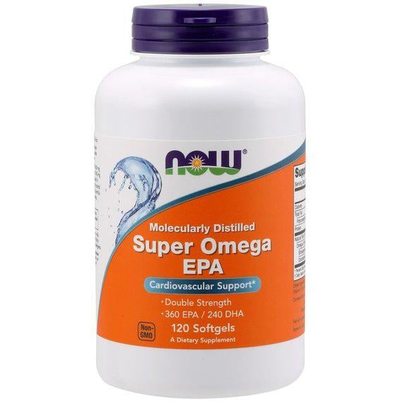 Омега 3 NOW Foods Super Omega EPA 1200 мг 360/240 120 Softgels