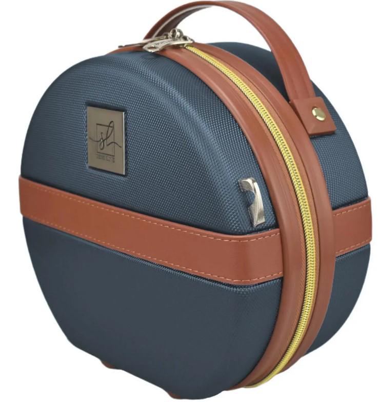 Кейс для косметики SEMI LINE 5 л Blue/Brown (T5672-1)