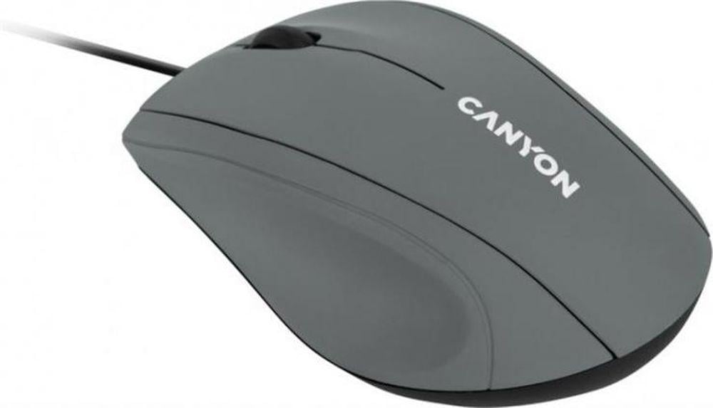 Мышь Canyon M-05 USB 1000 dpi Dark Gray (104245)