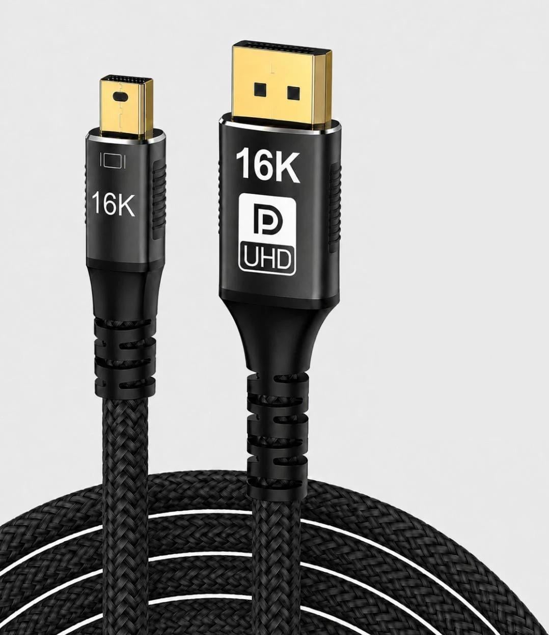 Кабель Mini DisplayPort-DisplayPort V2.1 16K SmartG miniDP-DP 3 м (3152455083)