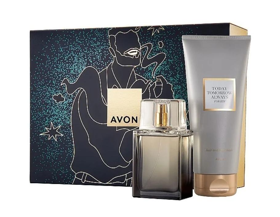Набор Avon TTA Today для Него в подарочной упаковке edt 75 мл sh/gel 200 мл (84946874)