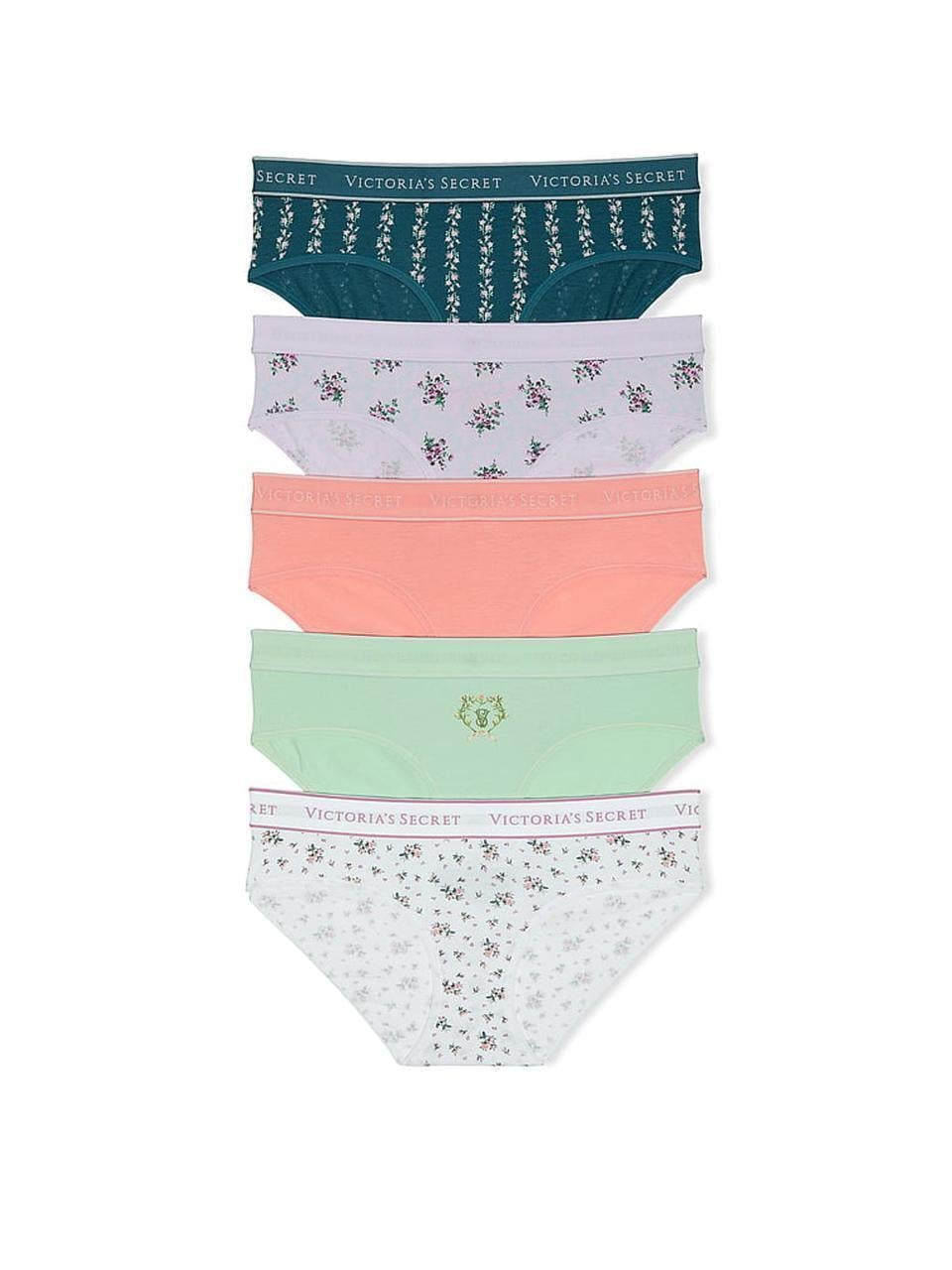 Набор трусиков Victoria Secret Stretch Cotton XL 5 шт. Разноцветный (2684652011)