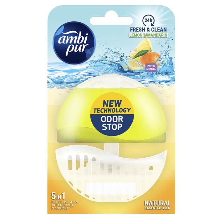 Туалетный блок для унитаза Ambi Pur аромат Лимон и мандарин 55 г (1641118160) Туалетный блок для унитаза Ambi Pur аромат Лимон и мандарин 55 г (1641118160)