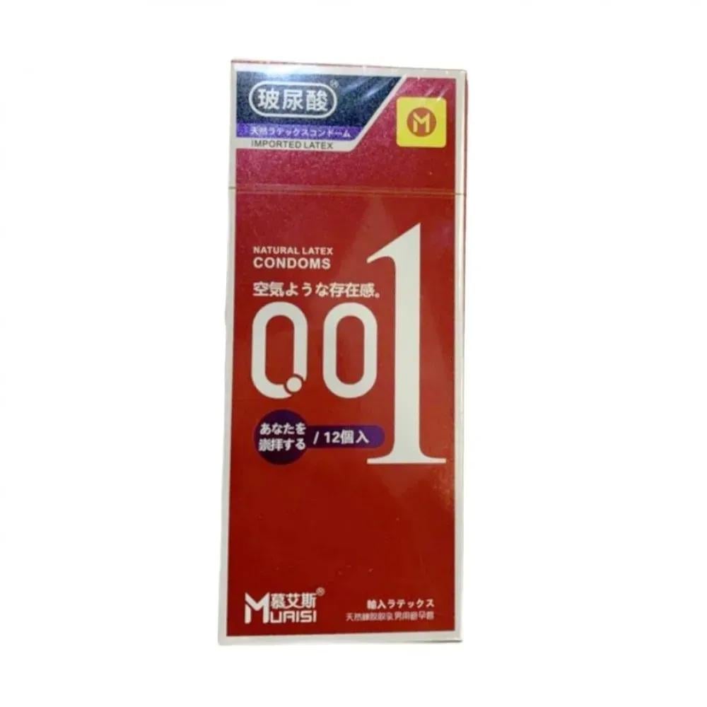 Презервативи Muaisi 001 Red з натурального латексу 12 шт. (38336181)