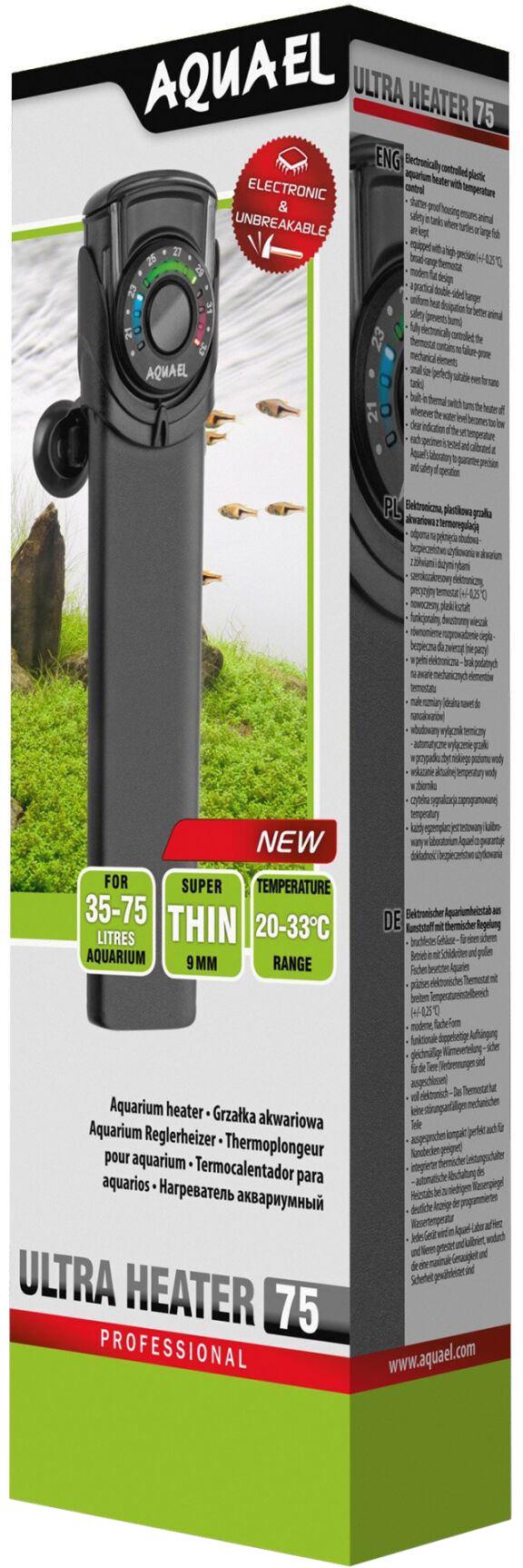 Обогреватель AquaEl Ultra Heater пластиковый 75 Вт (5905546313438)