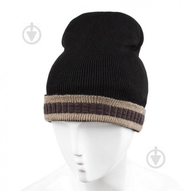 Шапка Beani'qe Element Земля One size Чёрно-коричневая (21127)