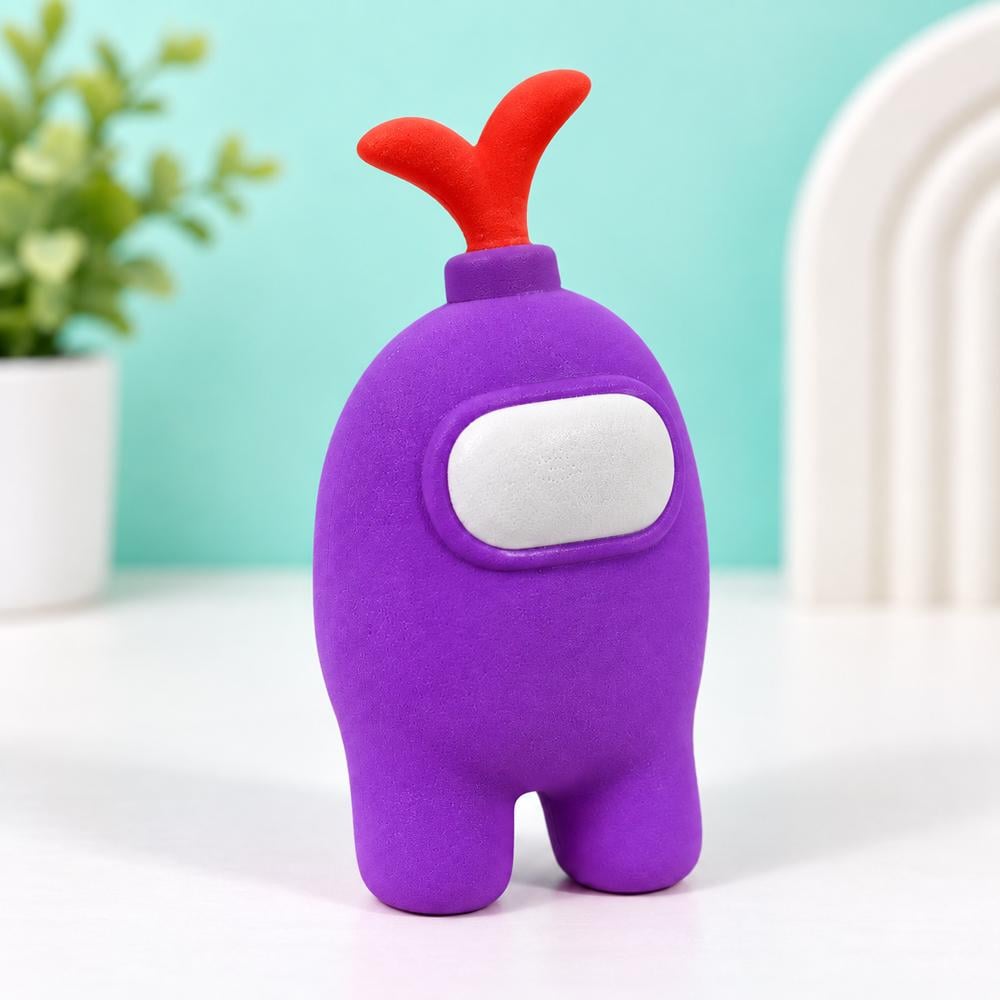 Игрушка антистресс сквиш Космонавт поролоновая Фиолетовый (52-фио-6070-22)