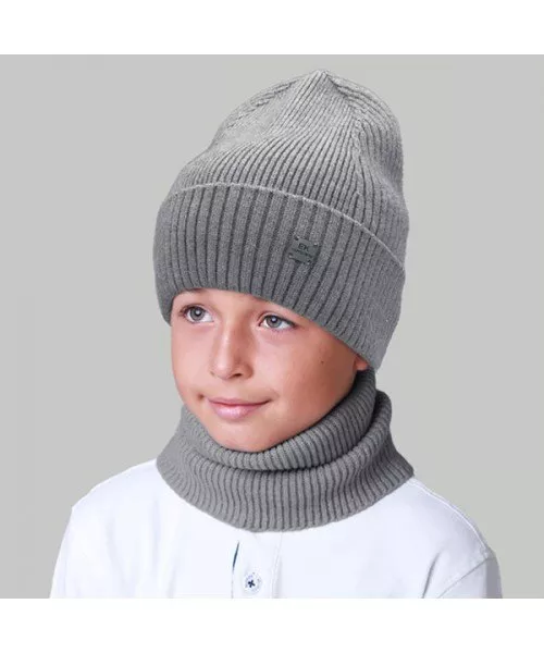 Шапка дитяча Elf Френк р. 52 Сірий (OK002271)