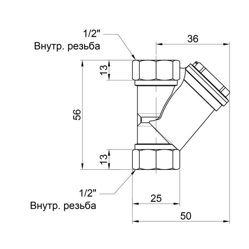 Фільтр грубої очистки SD Plus 1/2" (SD124W15) - фото 2