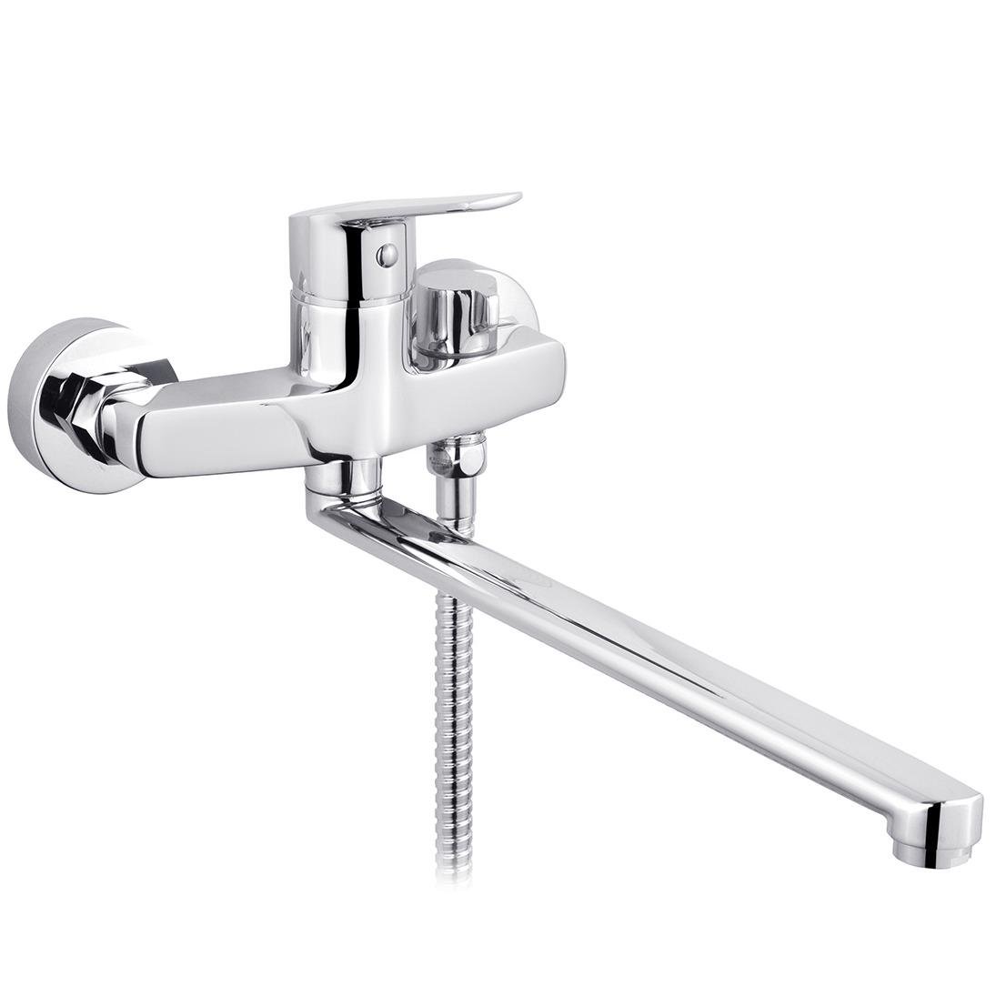 Смеситель для ванны Kroner KRP Hagen-C071 CV032244 однорычажный Хром (215947)