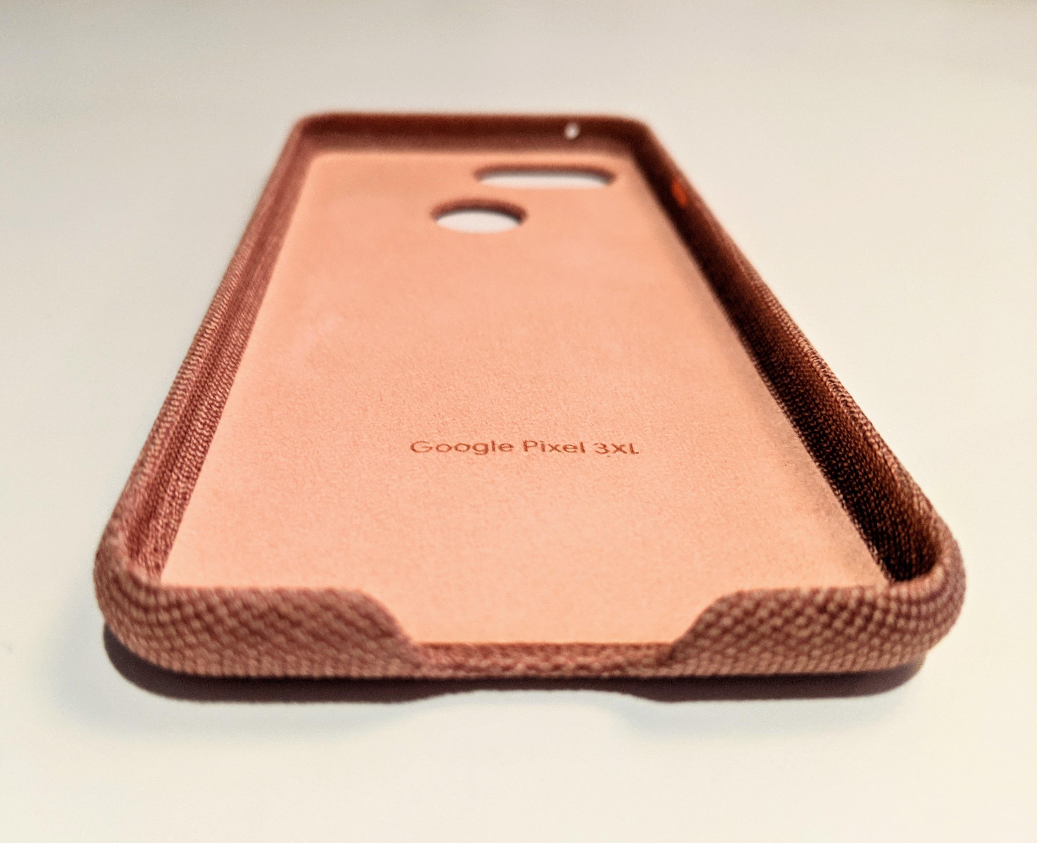 Противоударный чехол Fabric Case Soft Knit GA00492 для Google Pixel 3 (5.5") Pink Moon - фото 8