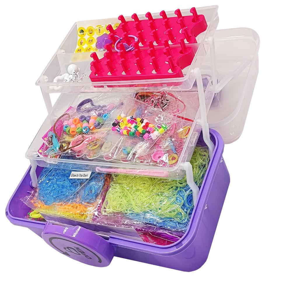 Дитячий набір для плетіння браслетів Loom 16202 Violetвчемодані