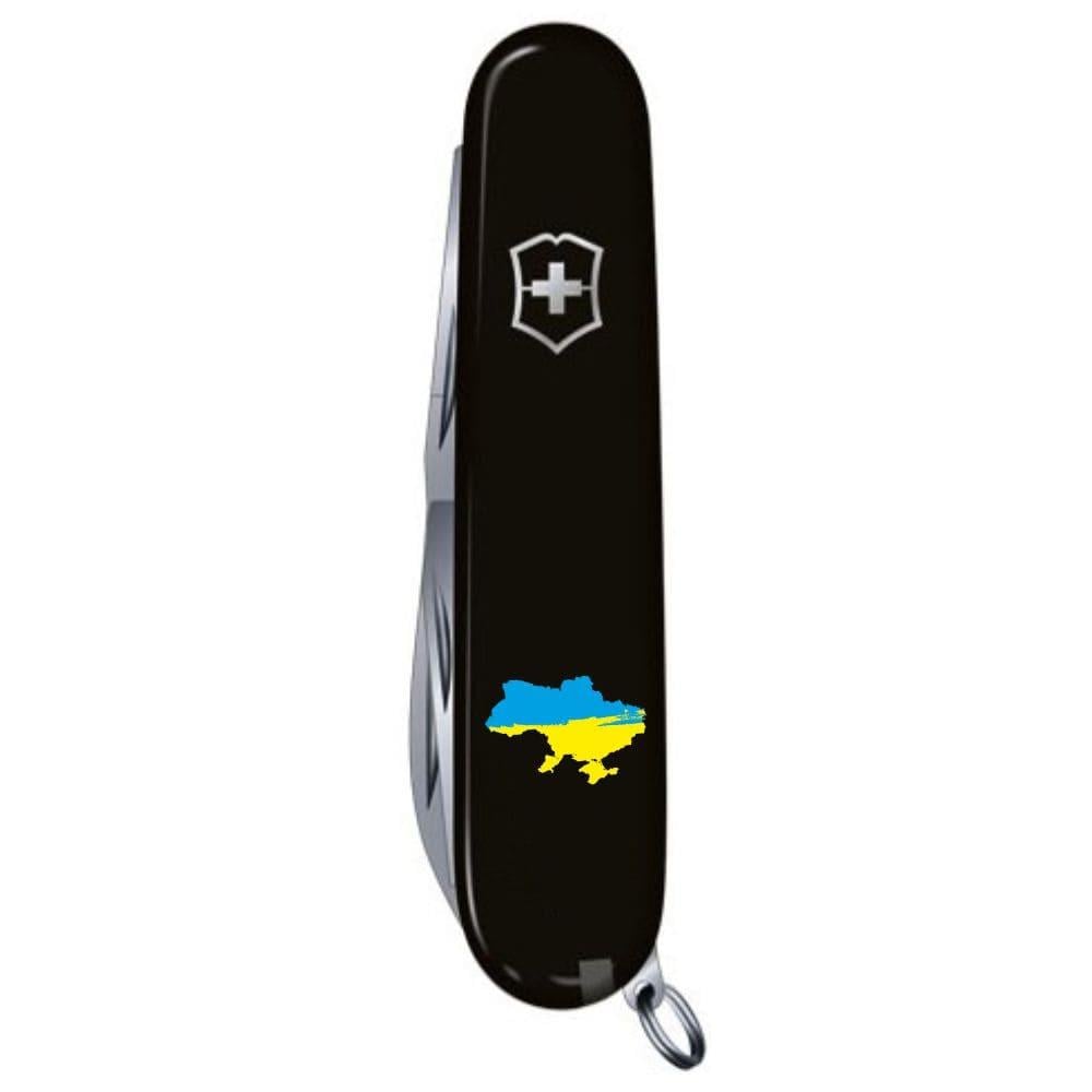 Мультитул Victorinox Climber Ukraine 1.3703.3 Карта України Чорний/Синьо-жовтий (58-79-Vx13703.3_T1166u)