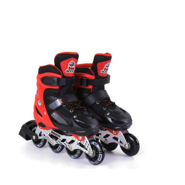 Роликовые коньки с подсветкой Best Roller S Красный (2489555335)