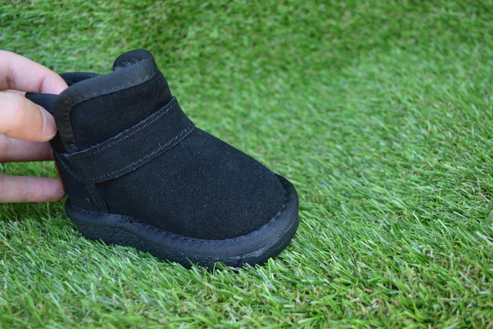 Уггі дитячі низькі замшеві для малюків р. 24 Black (11376835) - фото 5