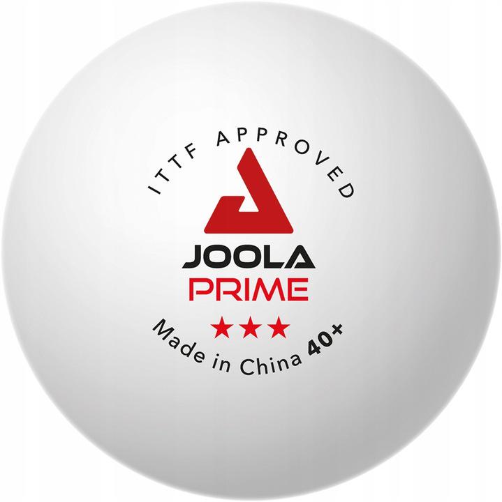 М'ячі для настільного тенісу Joola PRIME 3x 40+ ITTF 3 шт. White (40032) - фото 3