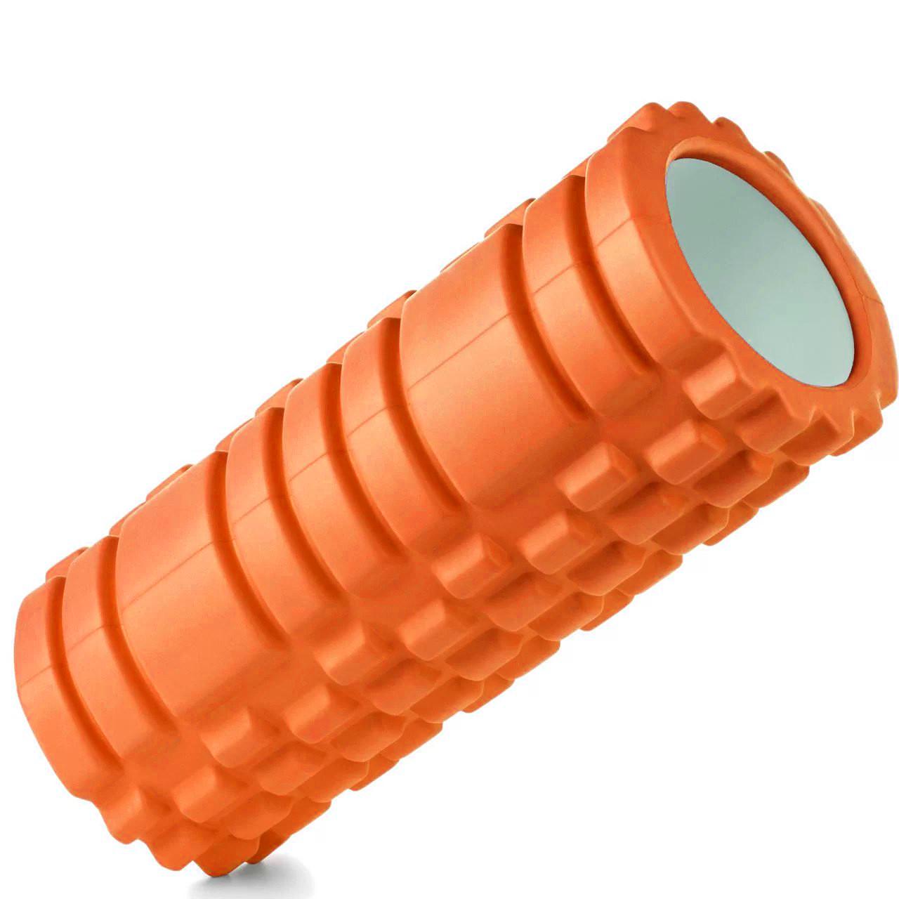Ролик масажний U-Powex EVA foam roller 33x14 см Orange - фото 2