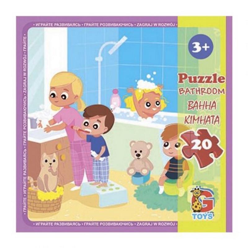 Пазлы детские картонные G-Toys Детская площадка 20 эл. (IP-177-P-954)