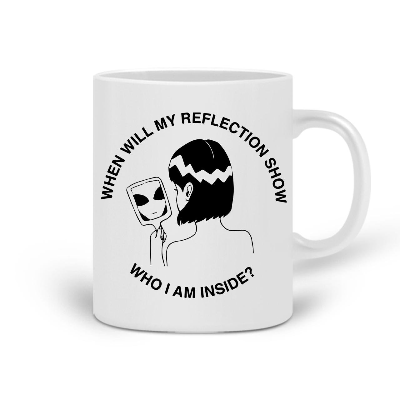 Чашка керамическая Девушка инопланетянин Why I am inside? 330 мл (20259-2847)