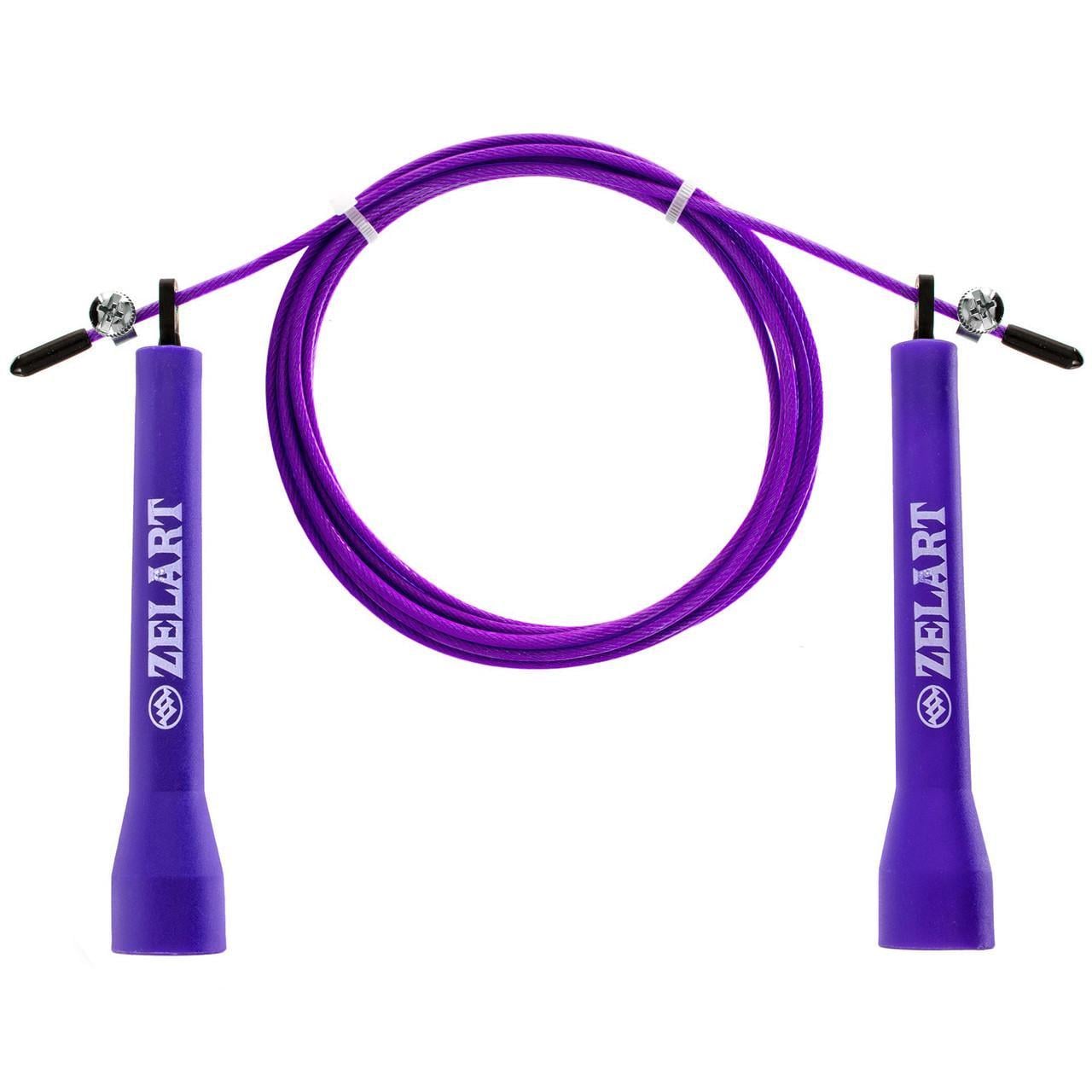 Скакалка скоростная кроссфит SP-Sport FI-1008A с подшипником и стальным тросом (2532845624)