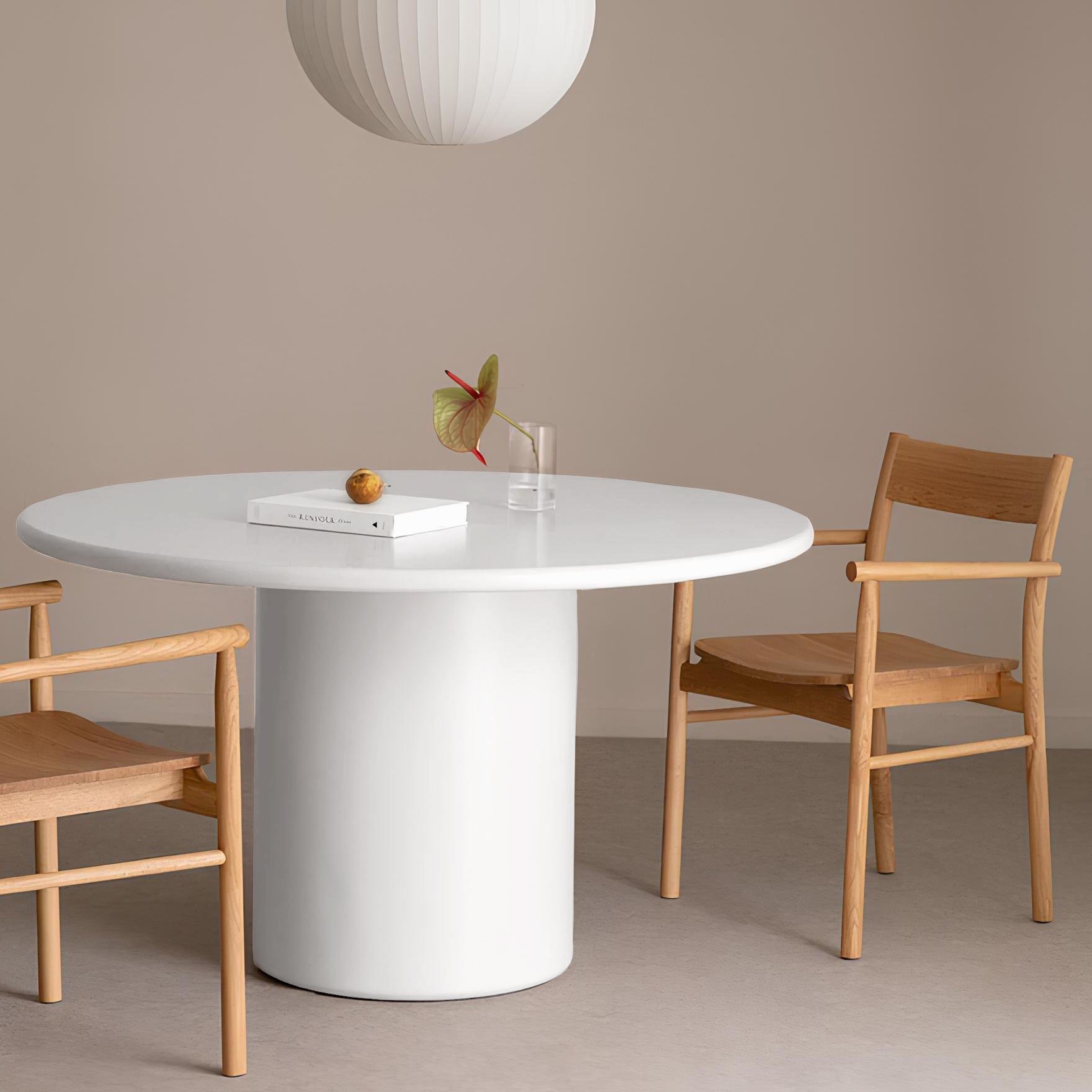 Стол обеденный Domus 4-местный 120 см Ivory gleam (16211) - фото 3 Стол обеденный Domus 4-местный 120 см Ivory gleam (16211) - фото 3