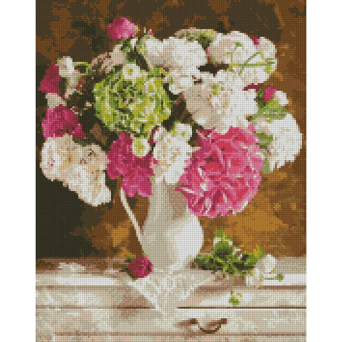 Алмазная мозаика Идейка Нежность в букете 40х50 см (AMO7059)