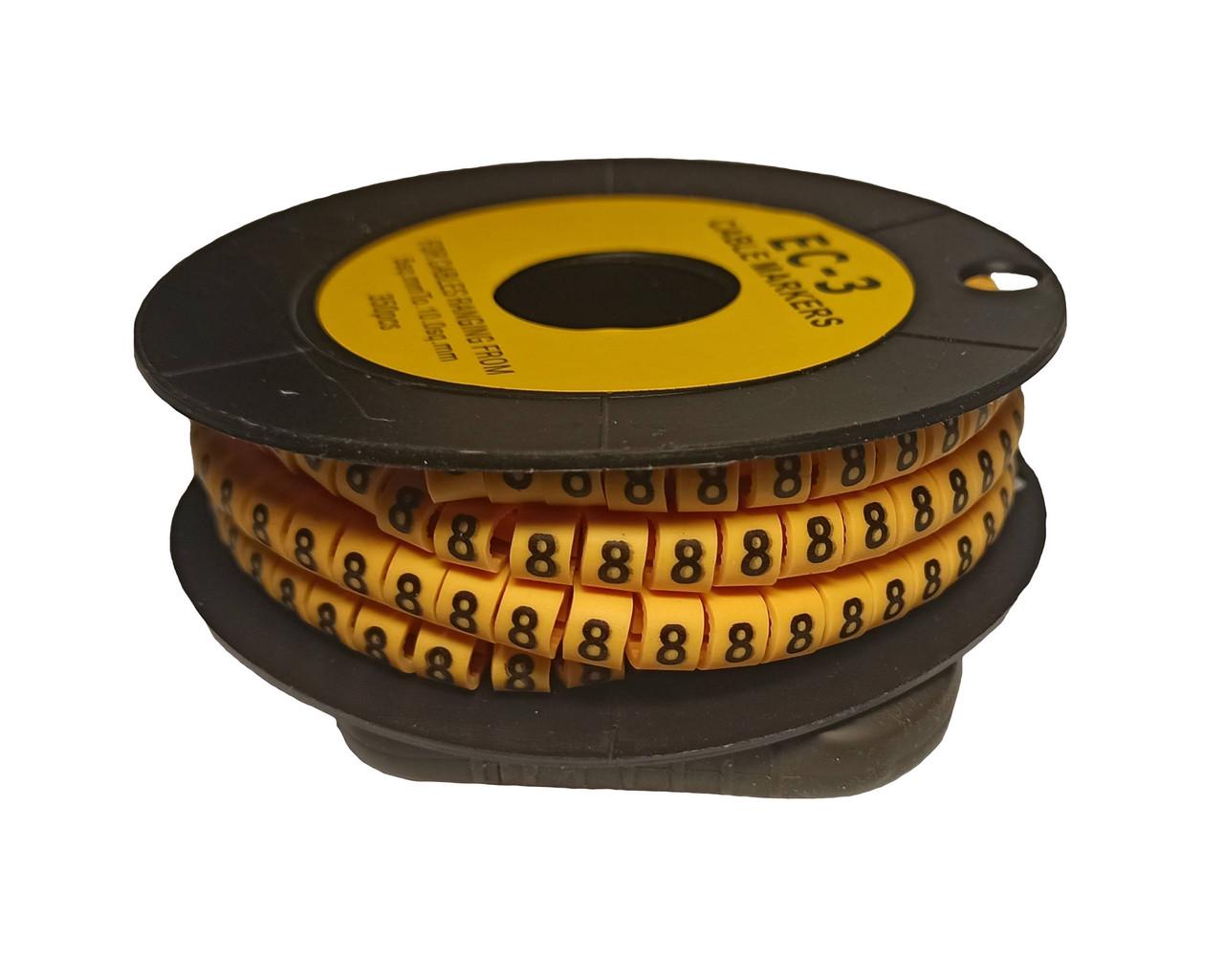 Маркировка кабельная TechnoSystems МК1 "8" 1.5-2.5 мм 1000 шт. (1554868686) Маркировка кабельная TechnoSystems МК1 "8" 1.5-2.5 мм 1000 шт. (1554868686)