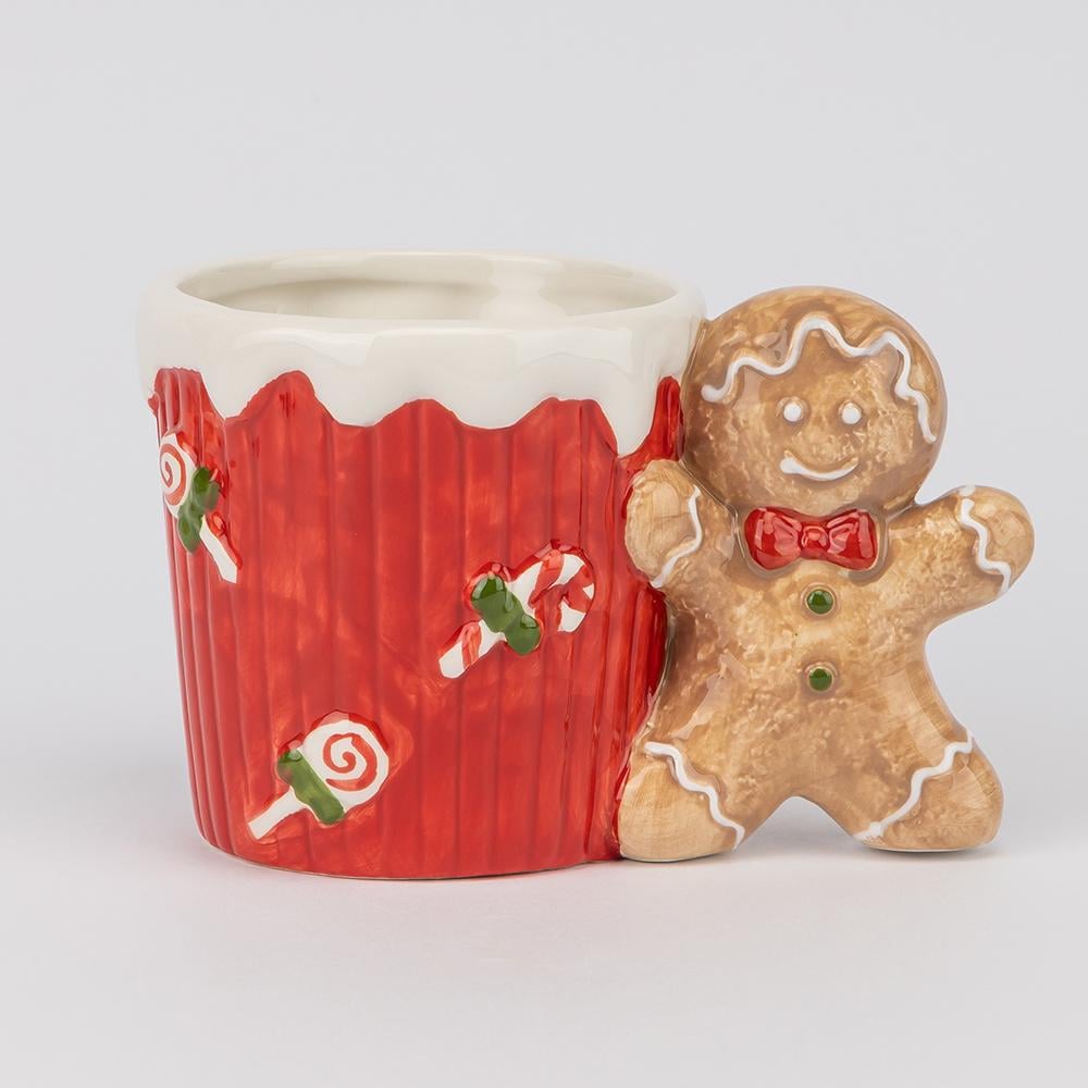 Кружка Імбірний пряник 400 мл Червоний (6037-006/1)