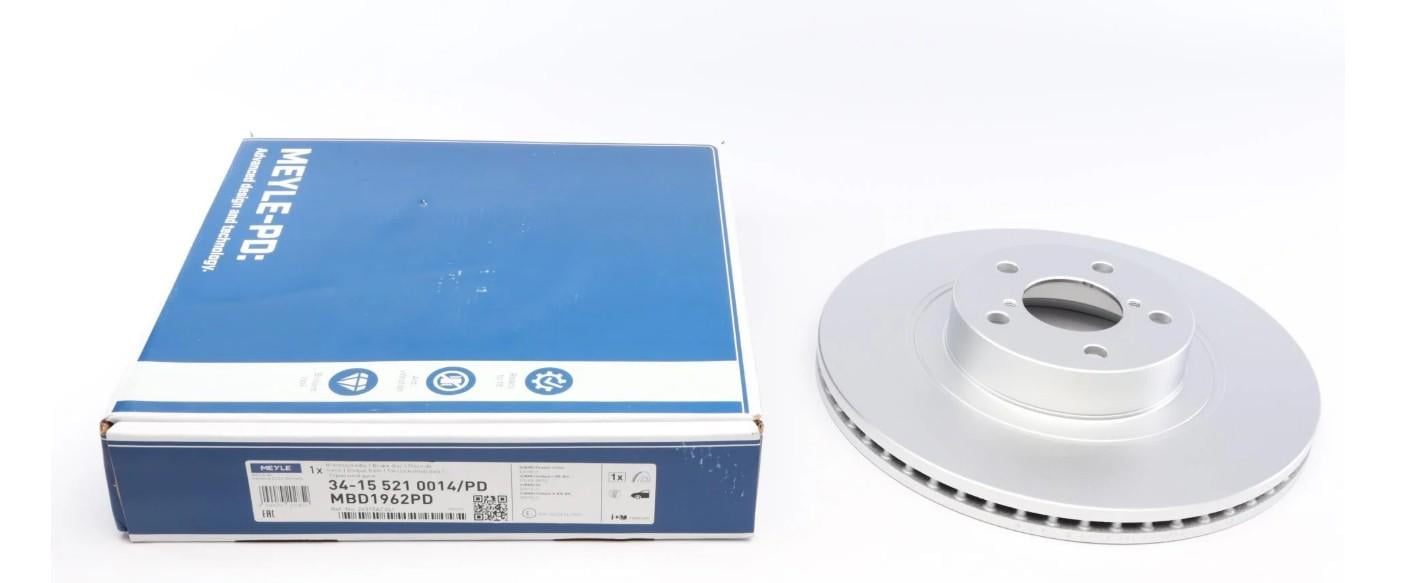 Диск тормозной передний Meyle для Subaru Forester 03-/Impreza 94-/Outback 00- 293x24 мм (34-15 521 0014/PD)