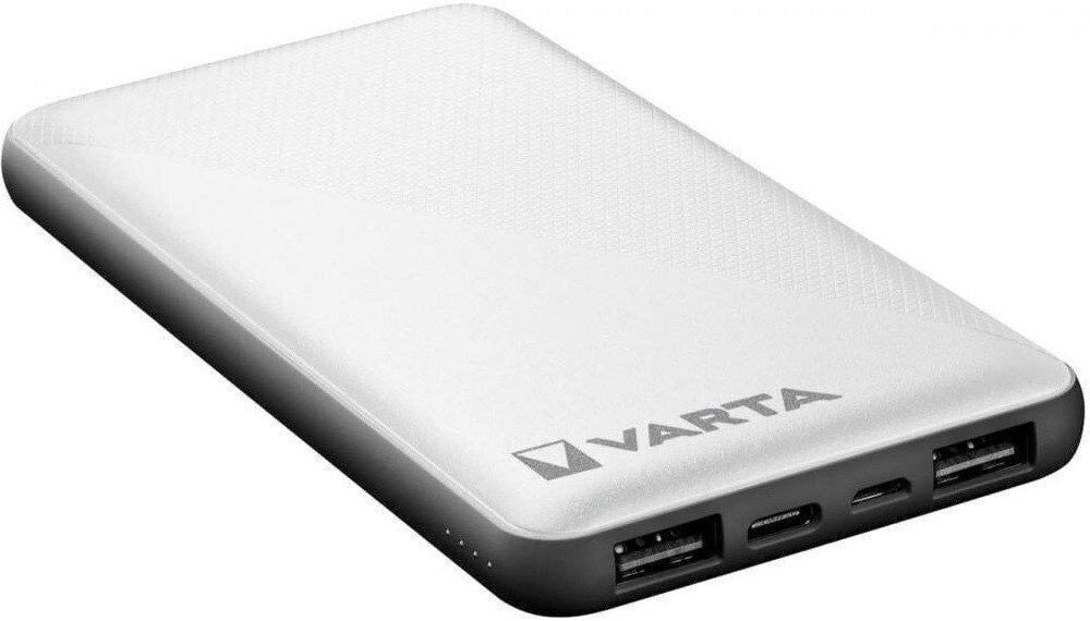 Універсальна літієва батарея Varta ENERGY 10000 mAh White - фото 2 Універсальна літієва батарея Varta ENERGY 10000 mAh White - фото 2