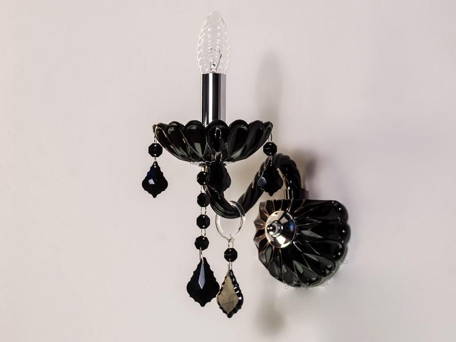 Бра хрустальное Hupfen Черный (003 / 1W)