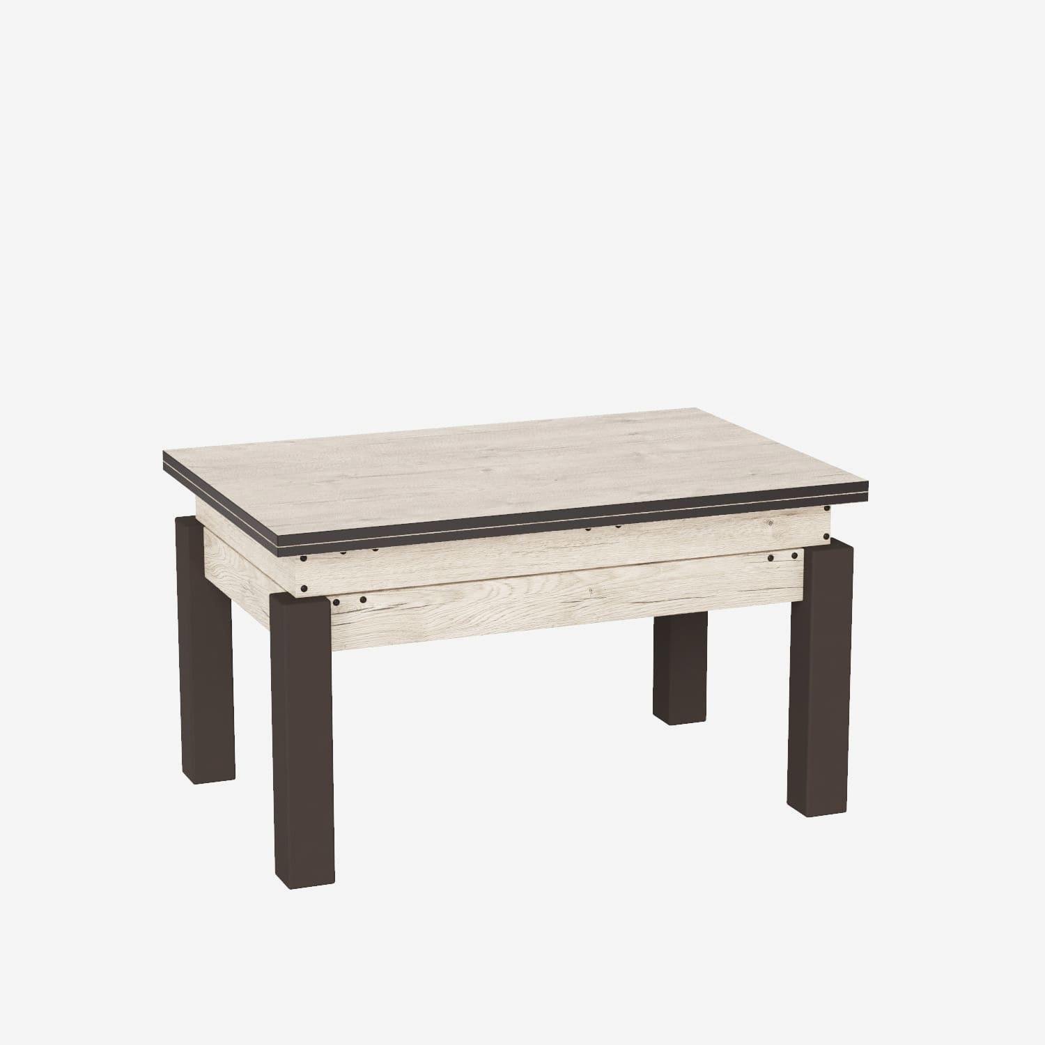 Журнальный стол-трансформер B-Fly 900x550x600 мм Дуб экспрессив песочный (GATB09111100230) - фото 1 Журнальный стол-трансформер B-Fly 900x550x600 мм Дуб экспрессив песочный (GATB09111100230) - фото 1