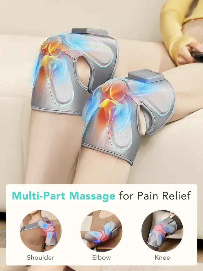 Електромасажер для колін з прогрівом та вібрацією SKG W3 Pro (2635408227) - фото 7