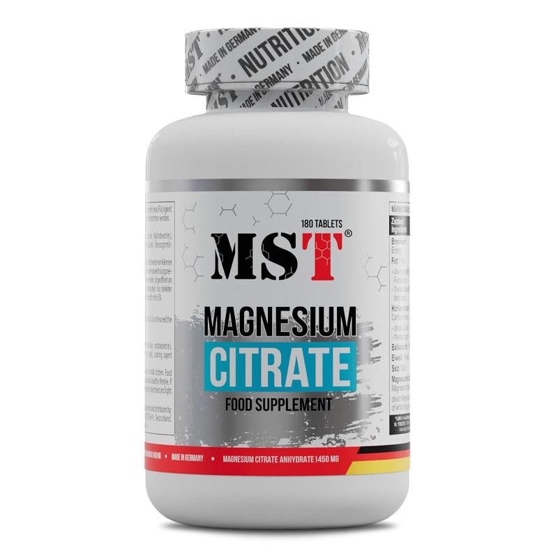 Магний цитрат MST Magnesium Citrate 180 табл. (22930-01)