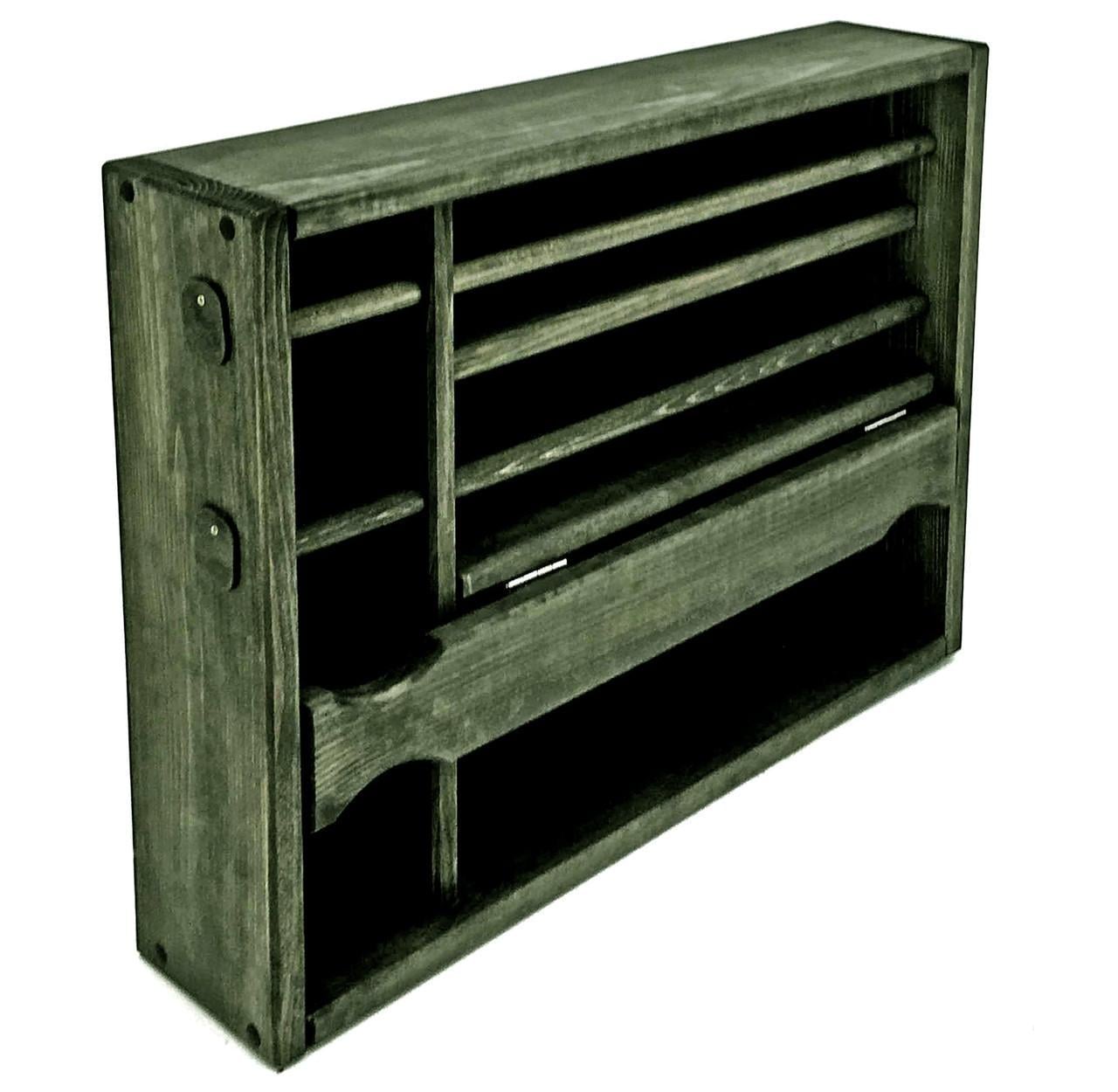 Полка для вина настенная из дерева Нагоя Морион (ПНК-003411)