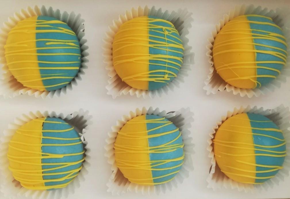 Шоколадные бомбочки Mr.Plum Украина из маршмелоя d 5,5 см 180 г 6 шт. - фото 4