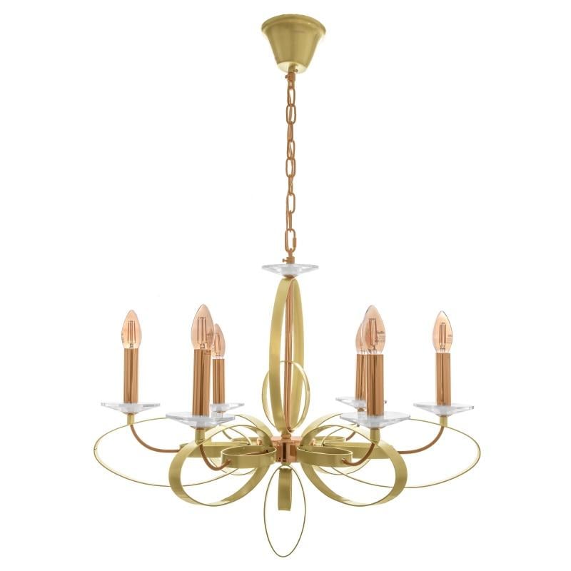 Люстра підвісна прованс свічка Brille BCL-673S/6 E14 G