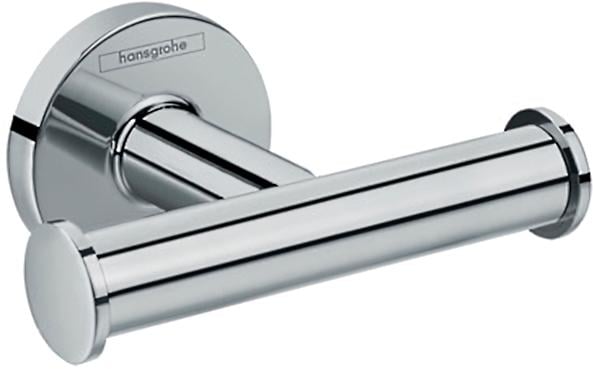Крючок для ванной комнаты двойной Hansgrohe Logis (41725000)
