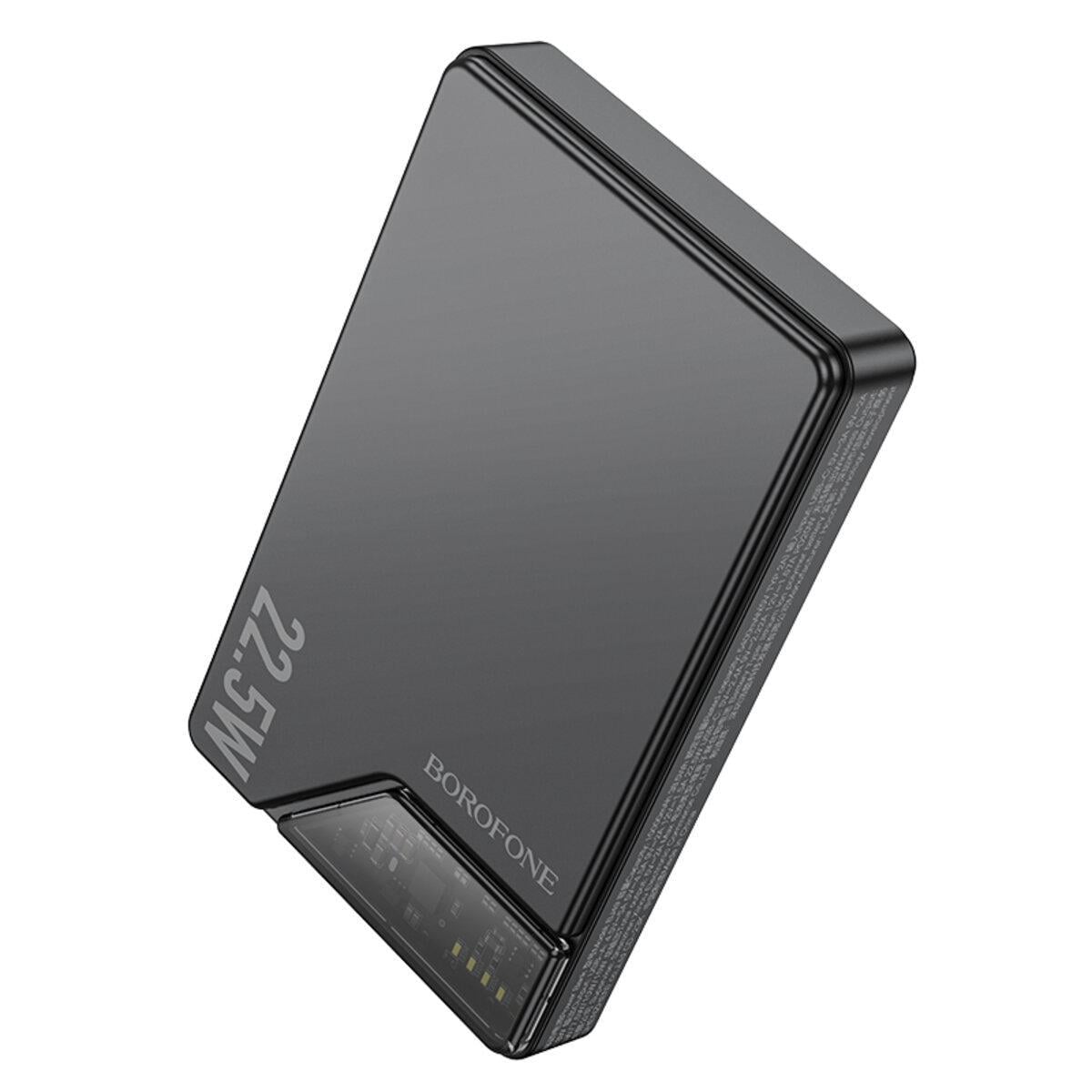 Повербанк Borofone BJ49 Astute 10000 mAh з MagSafe та швидкою зарядкою QC3.0/PD 20W Black