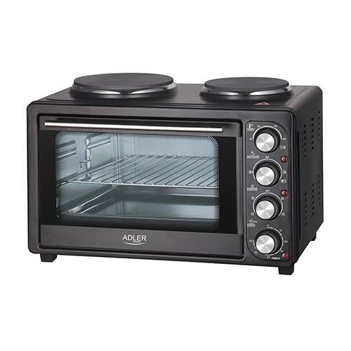 Духовка электрическая Adler AD 6020 36 л 2500W Black (39599397)