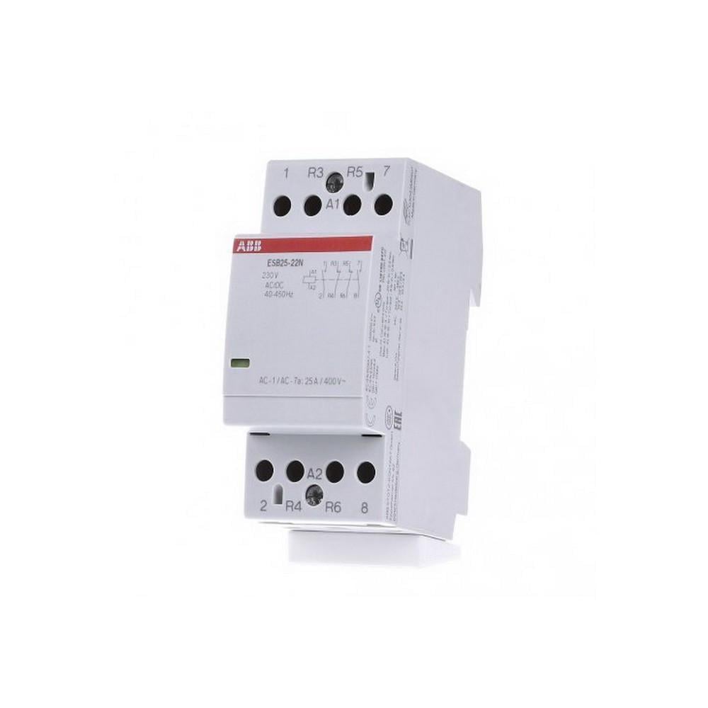 Контактор модульный ABB 4P 25 А 230 В AC/DC ESB25-22N-06 (1SAE231111R0622)