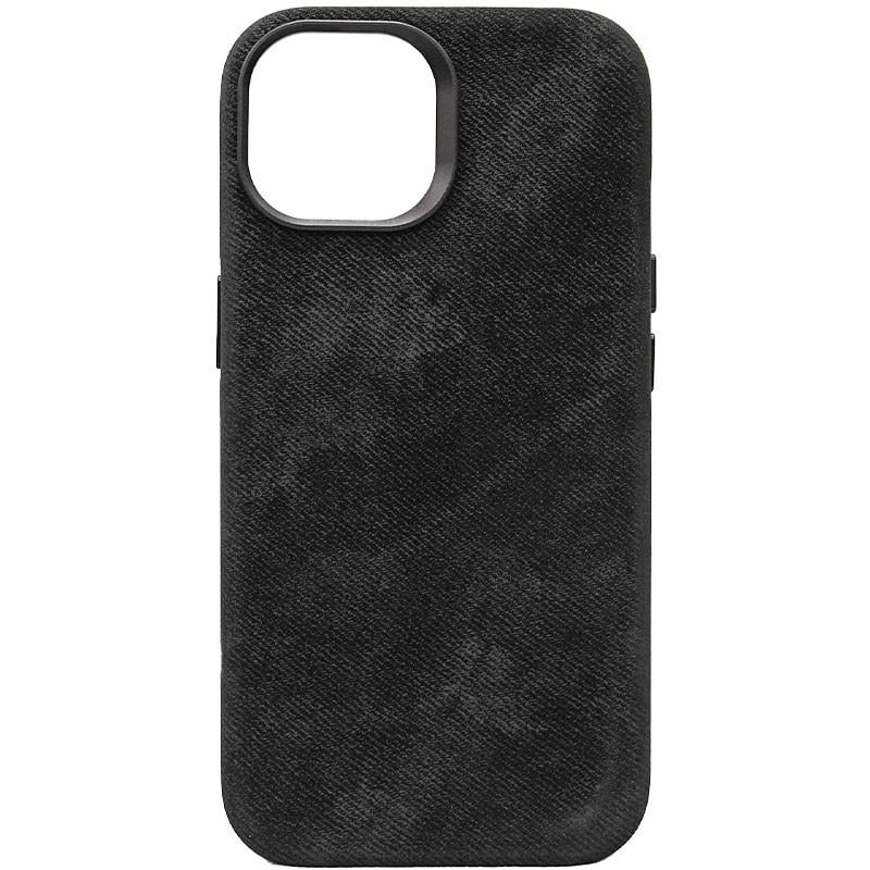 Противоударный чехол Denim with MagSafe для Apple iPhone 15 (6.1") Black