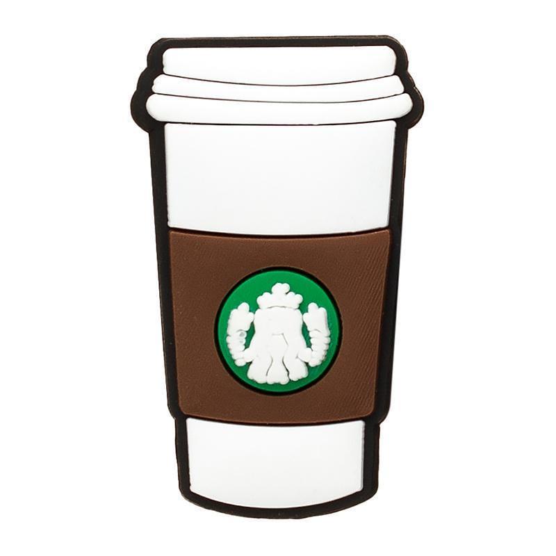 Джибитс для кроксов SB002 Серия Starbucks кофе-2 1 шт. (2236673672)