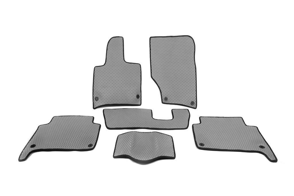 Коврики EVA 3 ряда Digital Designs для Audi Q7 2005-2015 гг. этилвинилацетат Серый