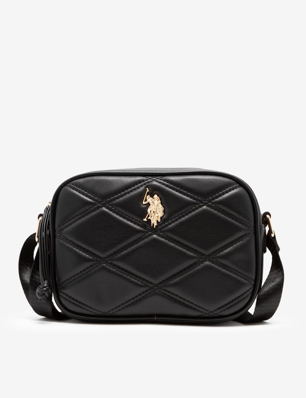 Женская сумка кросс-боди U.S. Polo ASSN QUILTED CROSSBODY Черный (2400757681)