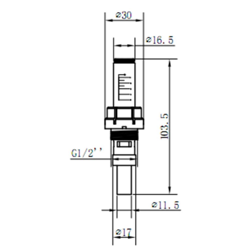 Витратомір SD Forte для колектора 1/2"х3/4" (SFE008) - фото 2