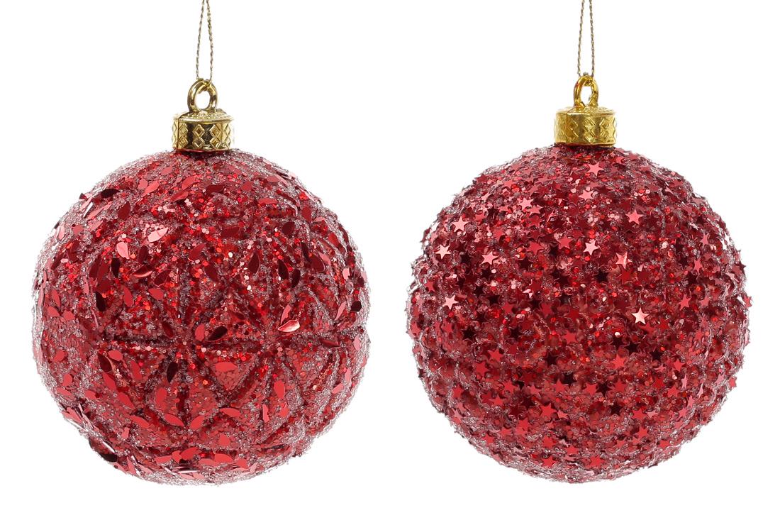 Шар новогодний BonaDi D-8 см 16 шт. (182-909)