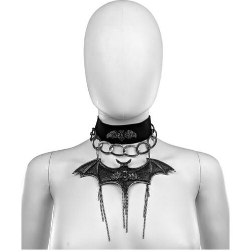 Чокер-колье Bat Queen SETA Decor 21-606BLK-SL